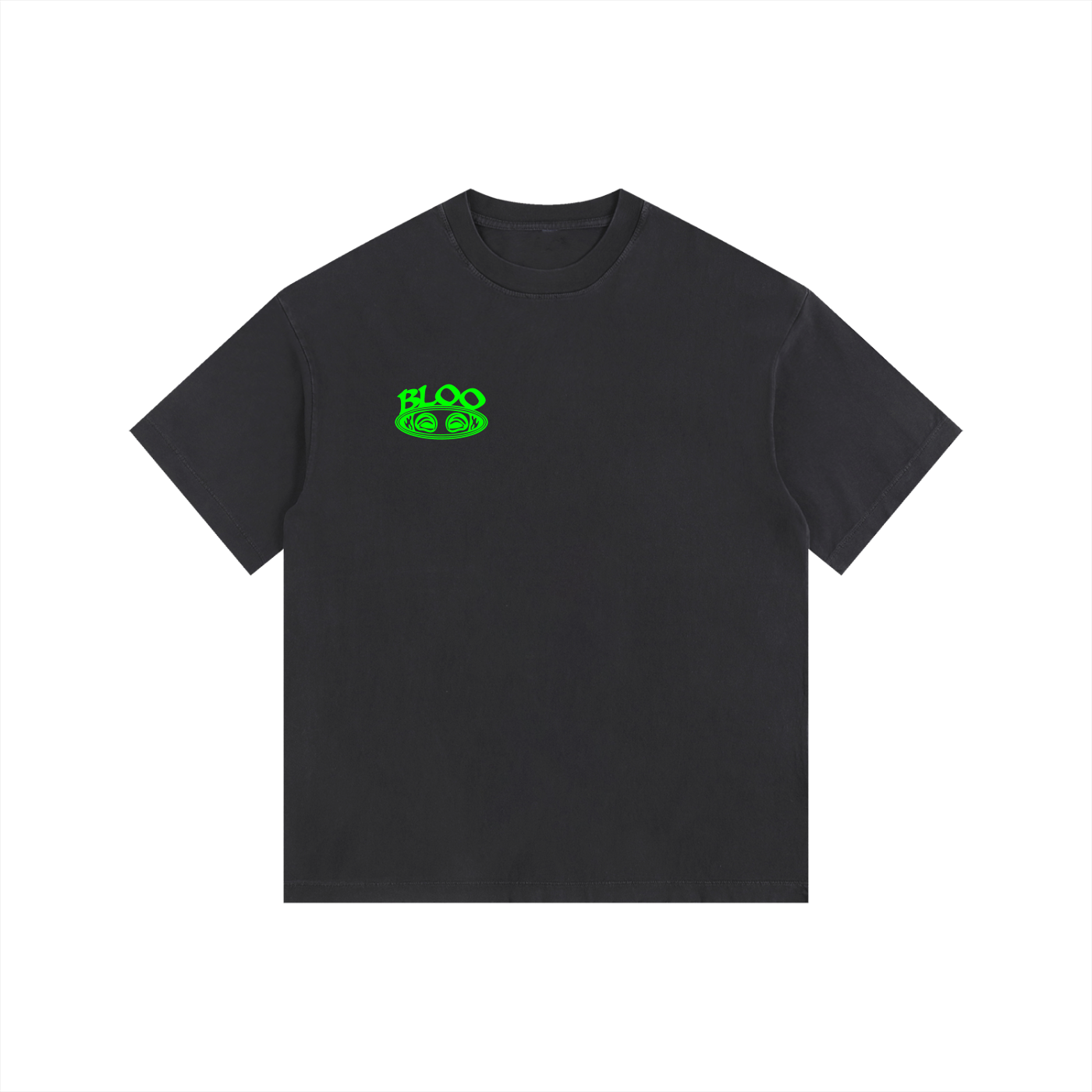 Quik Wikk Bloo Planetary III Vintage Washed Oversized Cotton T-Shirt