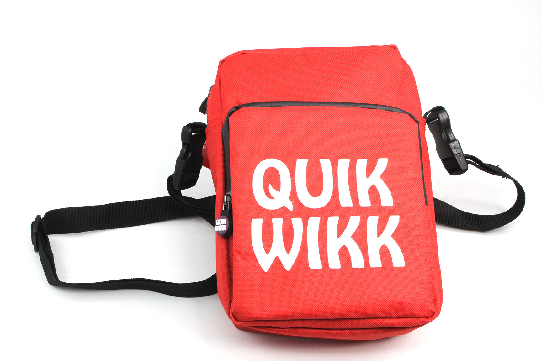 Quik Wikk Shoulder Cross Body Bag: Red