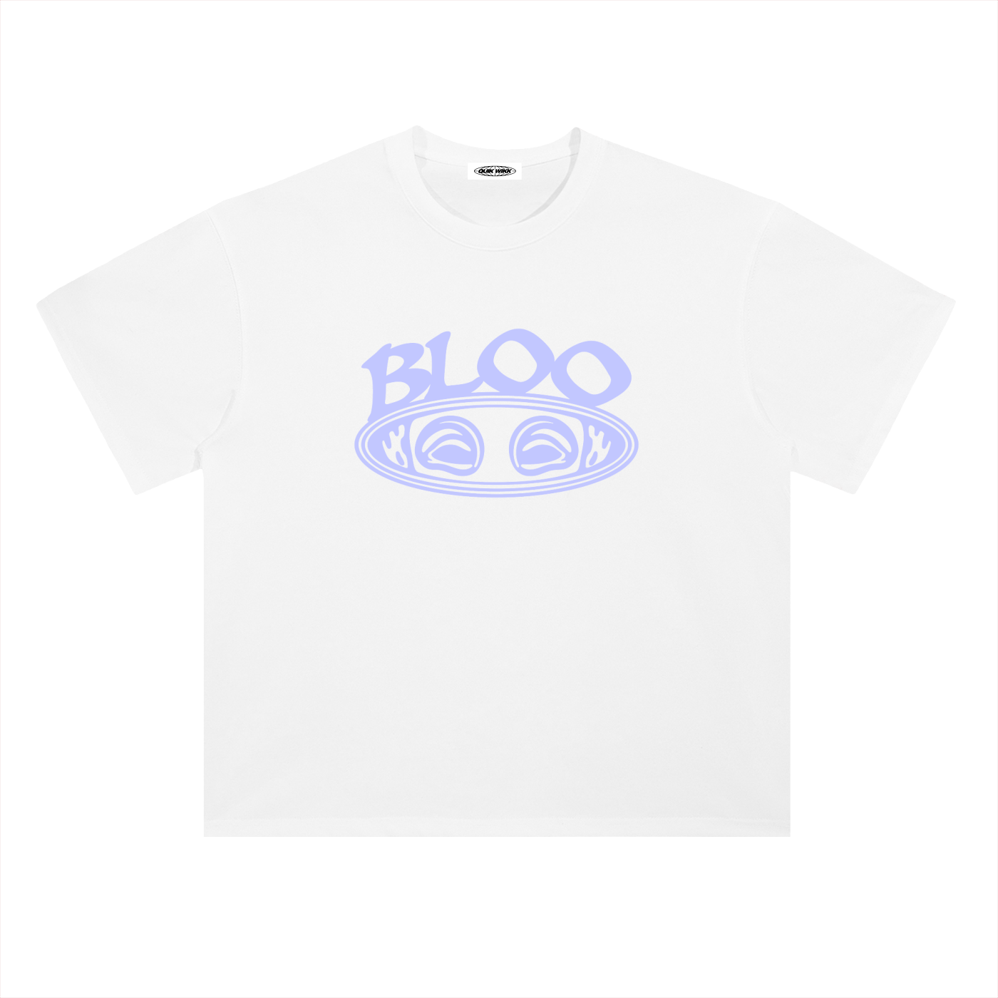 Quik Wikk Bloo Alien II Heavyweight Drop Shoulder Cotton T-Shirt