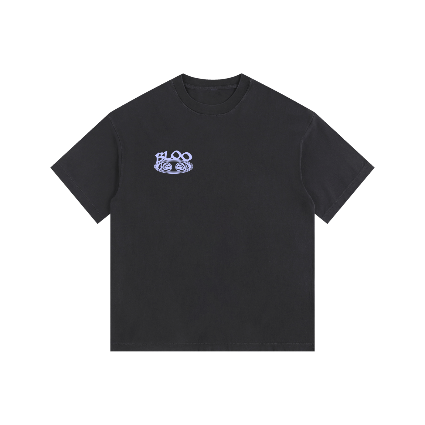 Quik Wikk Bloo Planetary I Vintage Washed Oversized Cotton T-Shirt