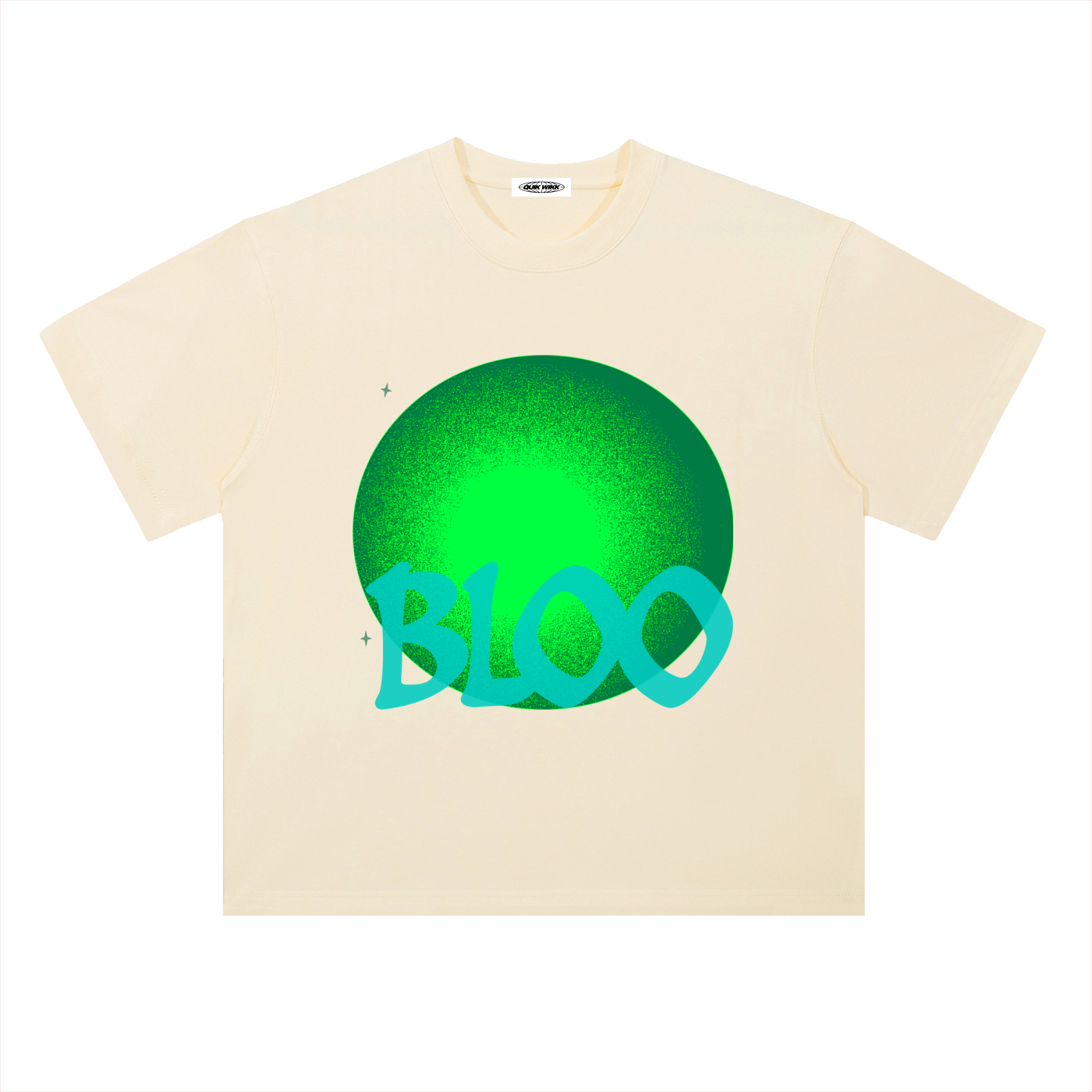 Quik Wikk Bloo Planetary III Heavyweight Drop Shoulder Cotton T-Shirt