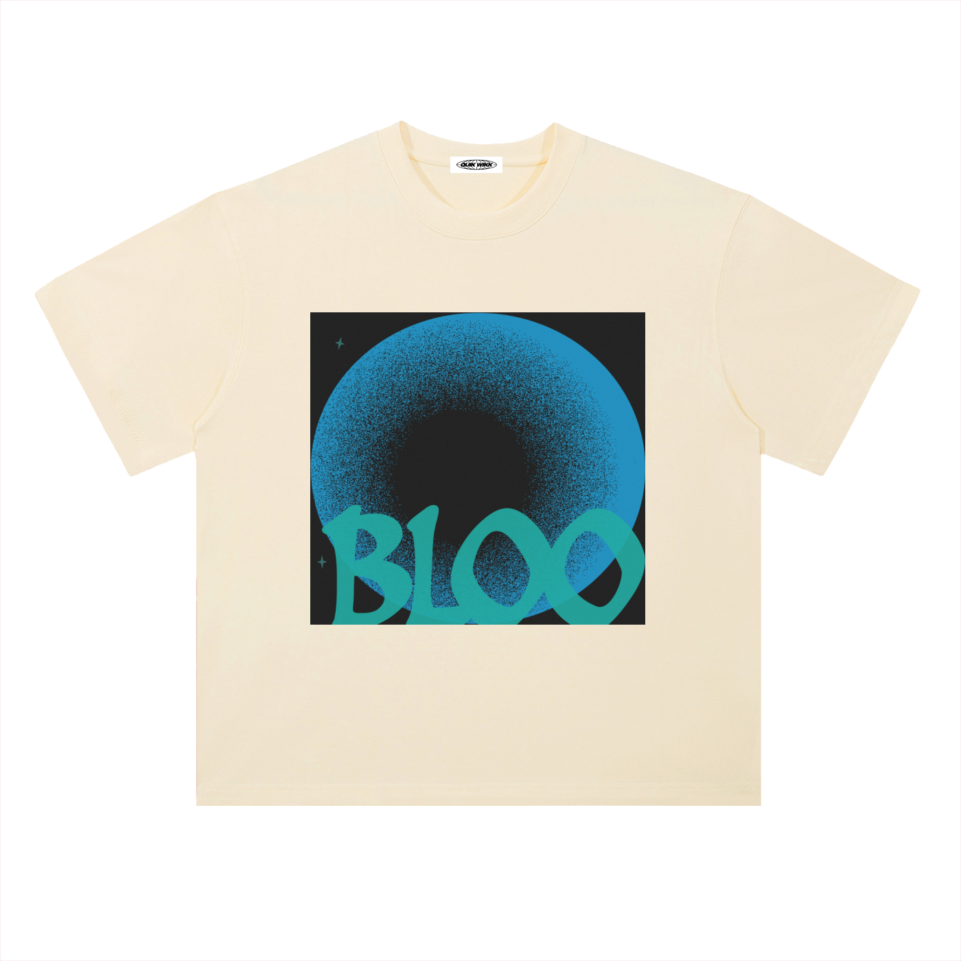 Quik Wikk Bloo Planetary II Heavyweight Drop Shoulder Cotton T-Shirt
