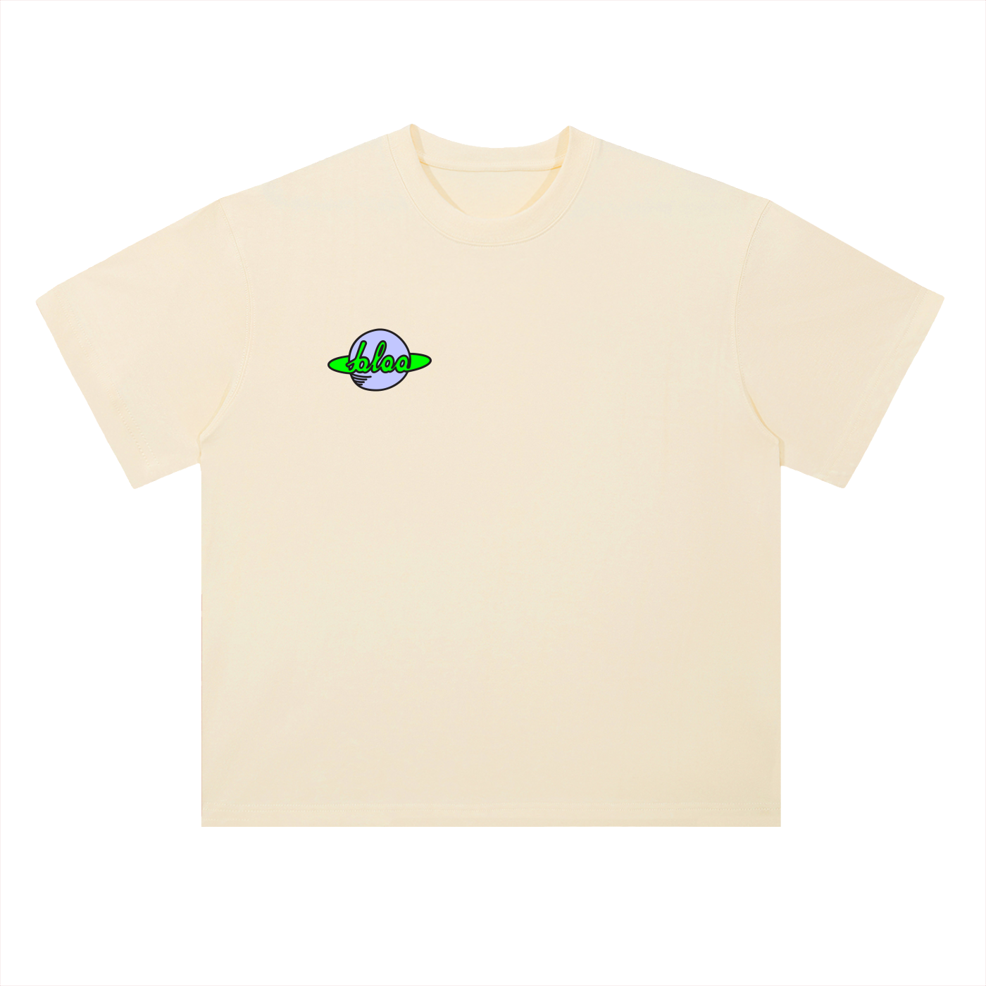 Quik Wikk Bloo Globe II Heavyweight Drop Shoulder Cotton T-Shirt