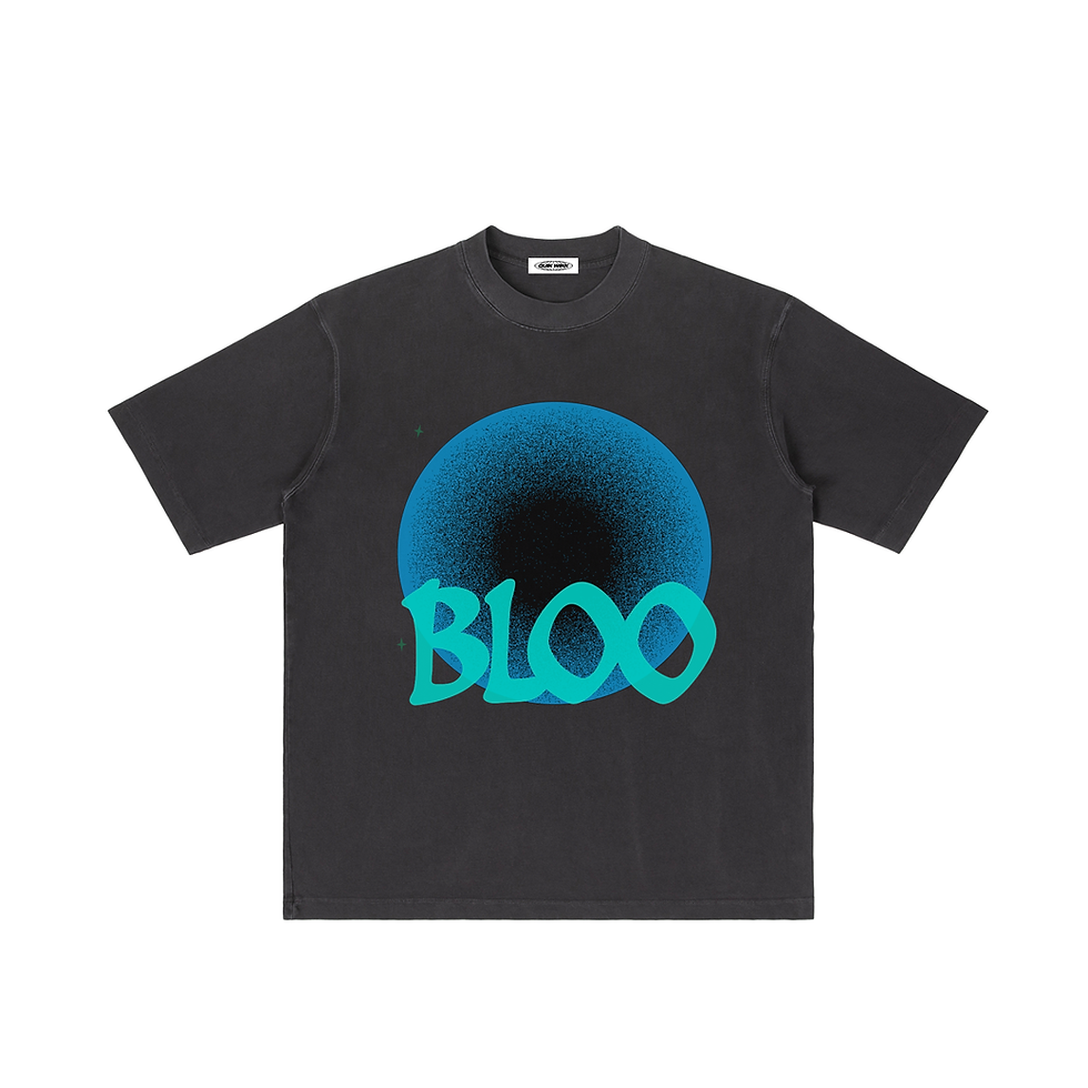 Thumbnail: Quik Wikk Vintage Planetary Wash Drop Shoulder T-shirt