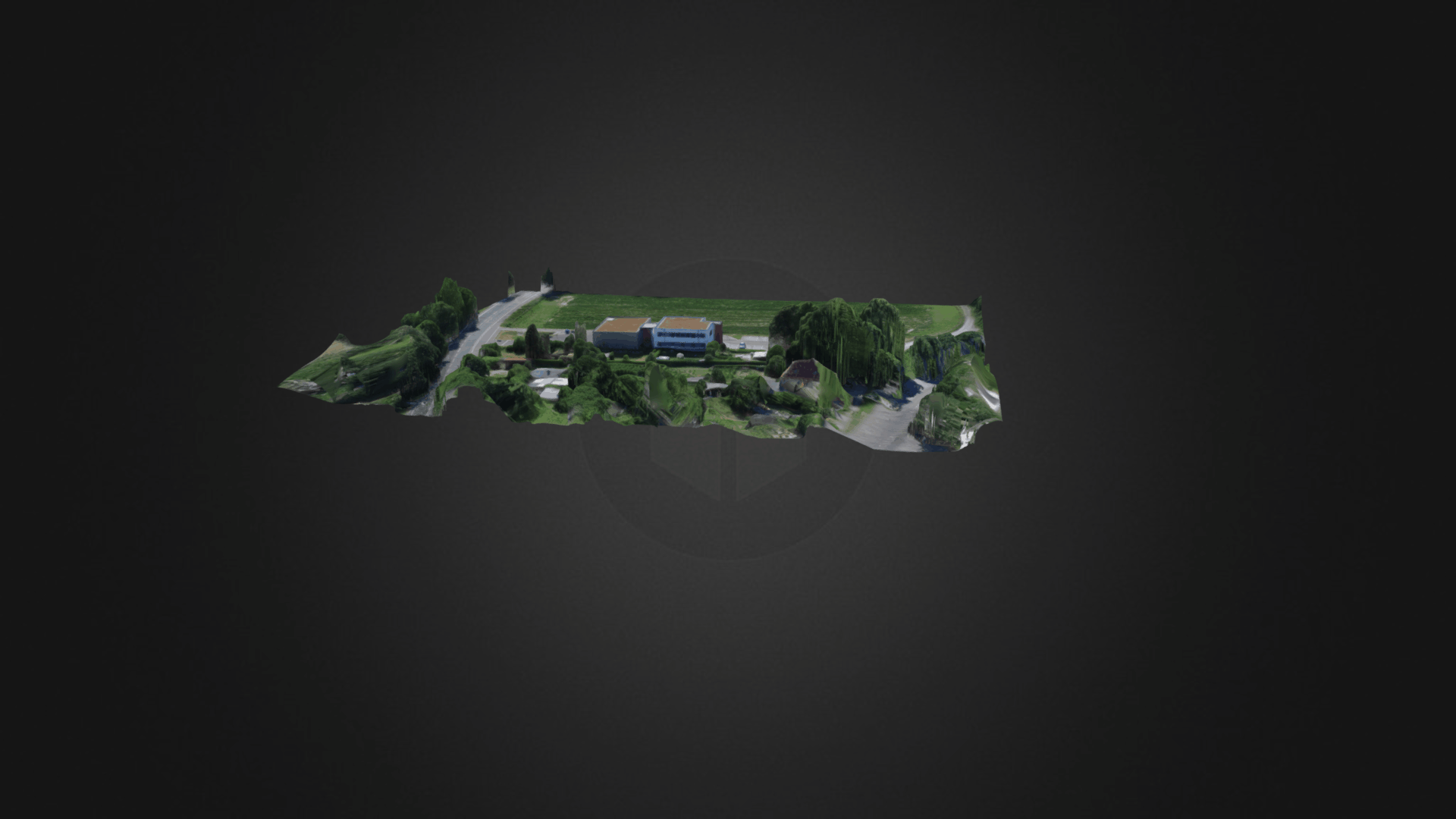 UAV 3D Modell Immobilie Immo Gif Aerialview Dortmund