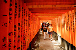 child in shrine