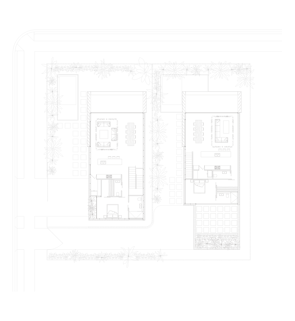 TWIN HOUSE + FLOOR PLAN + 01