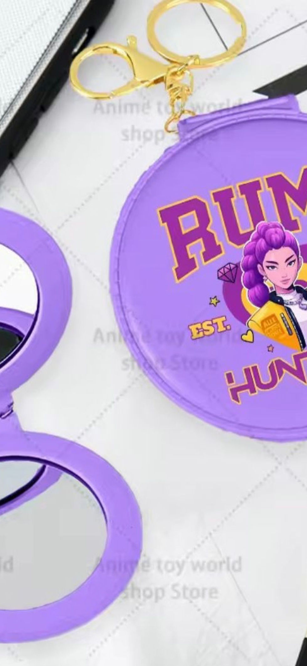 Thumbnail: K-pop Demon Hunters Mirror Foldable - Girls