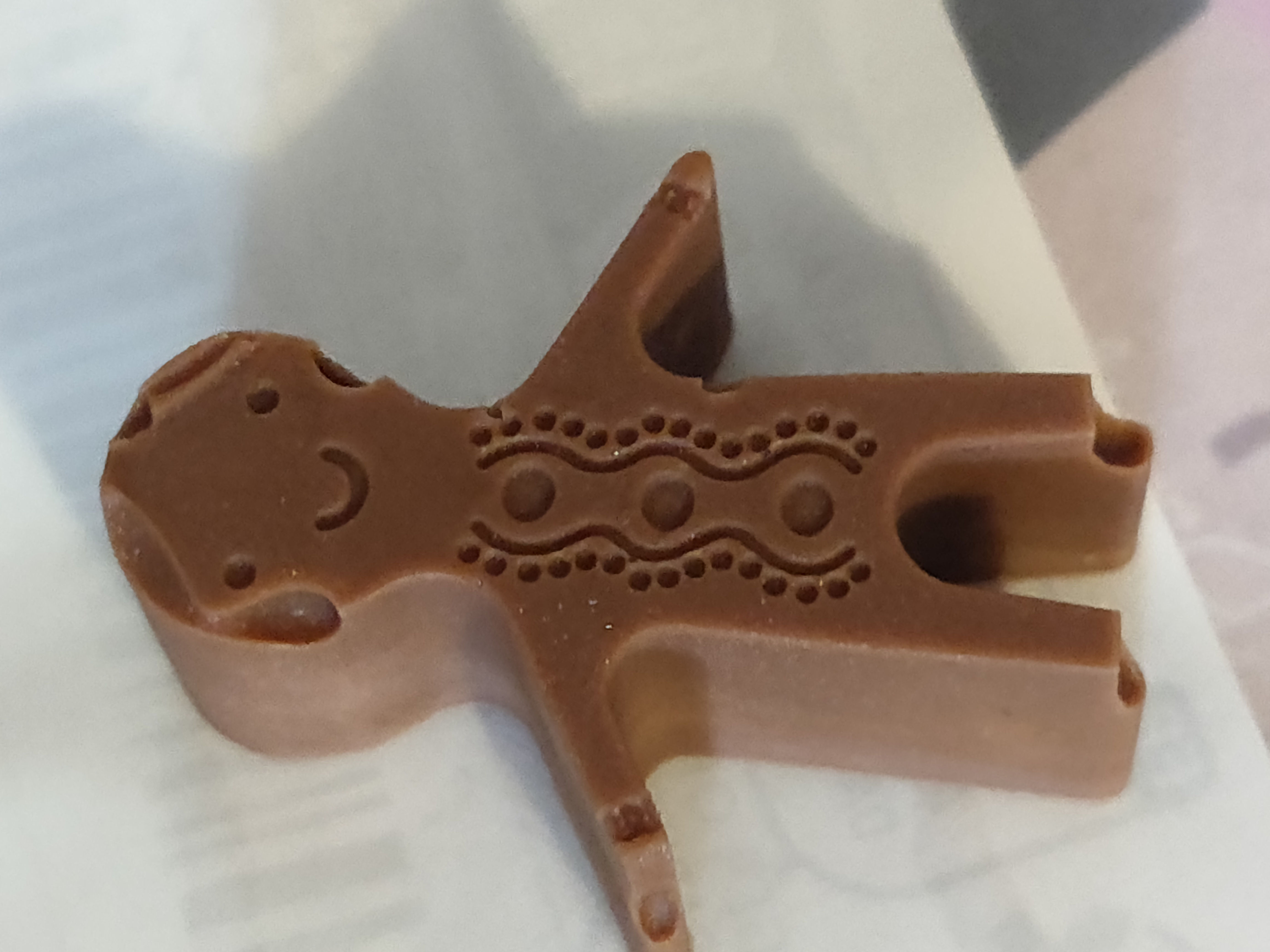 3x 3D gingerbread men