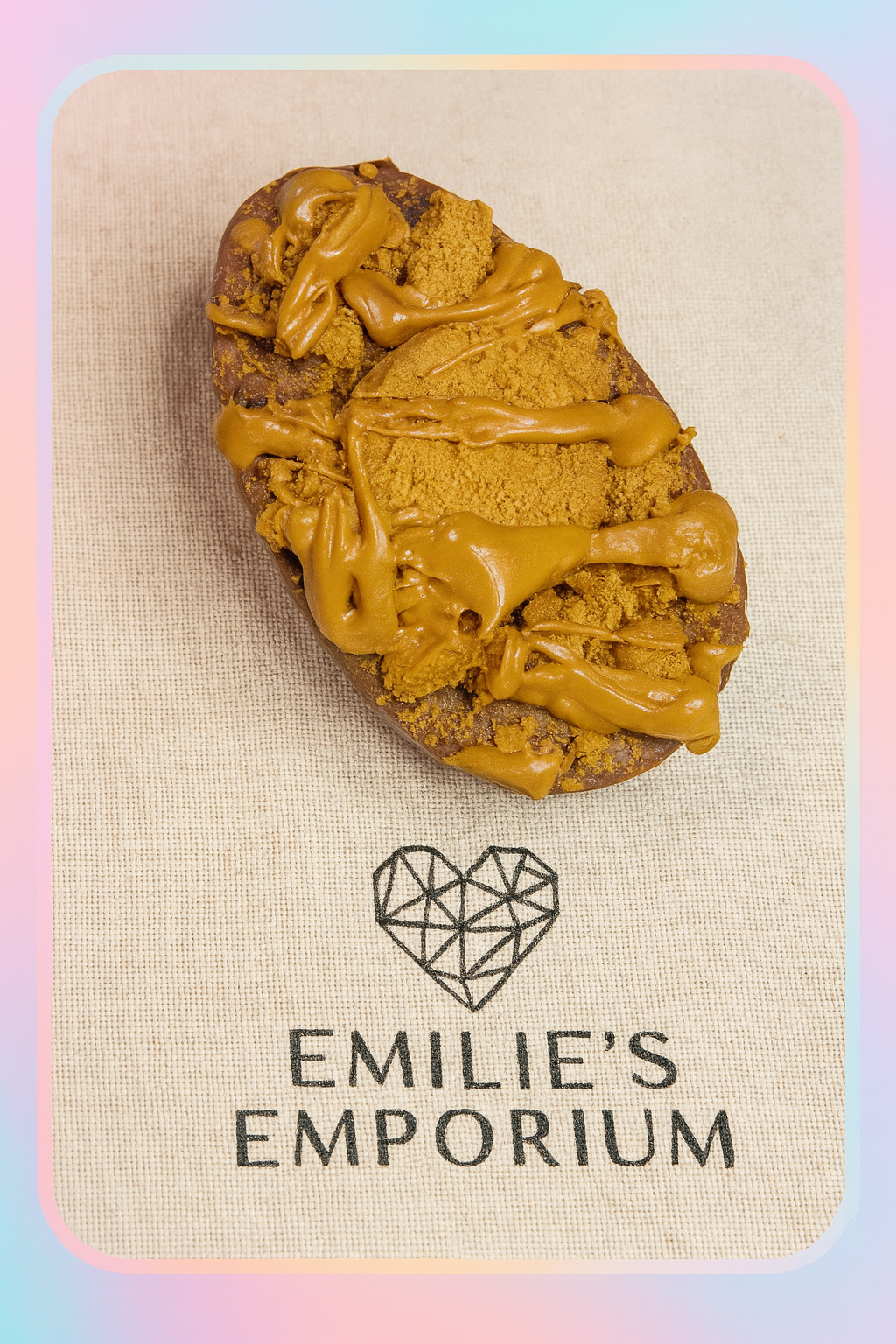 Large Biscoff Milk Chocolate egg - Brownie