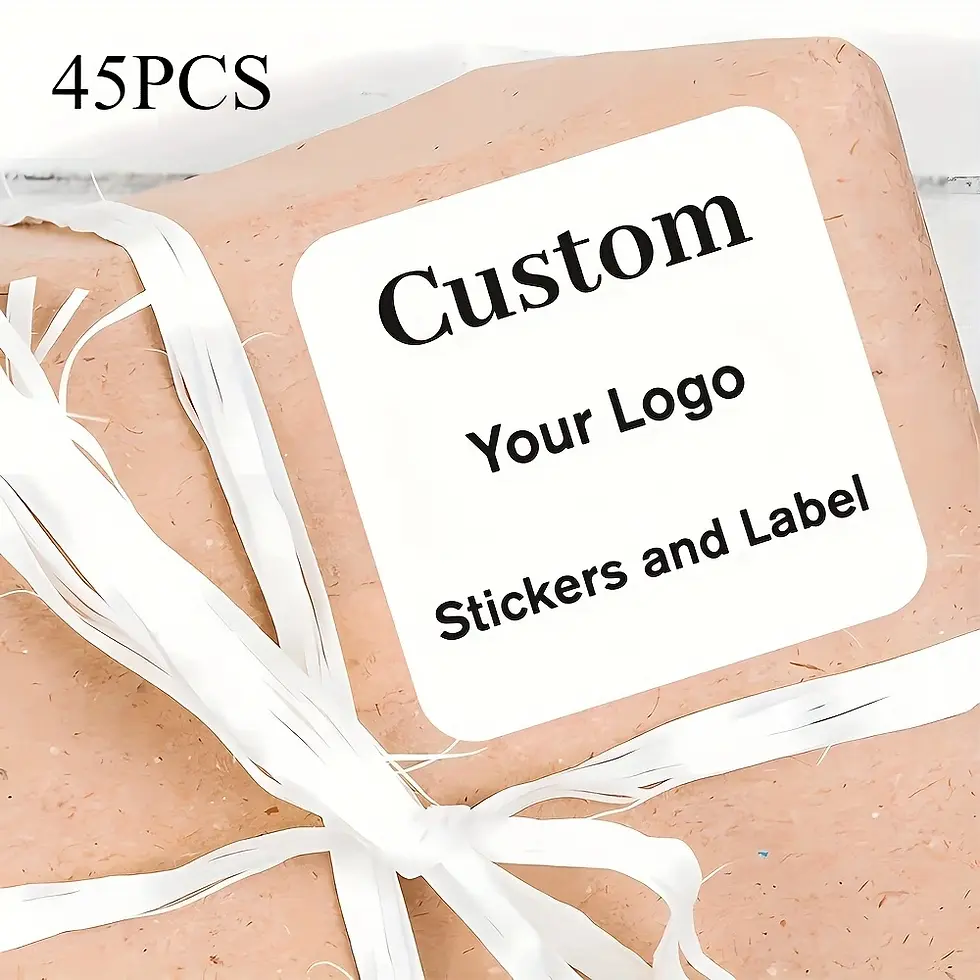 Thumbnail: 45pc Personalised image Stickers