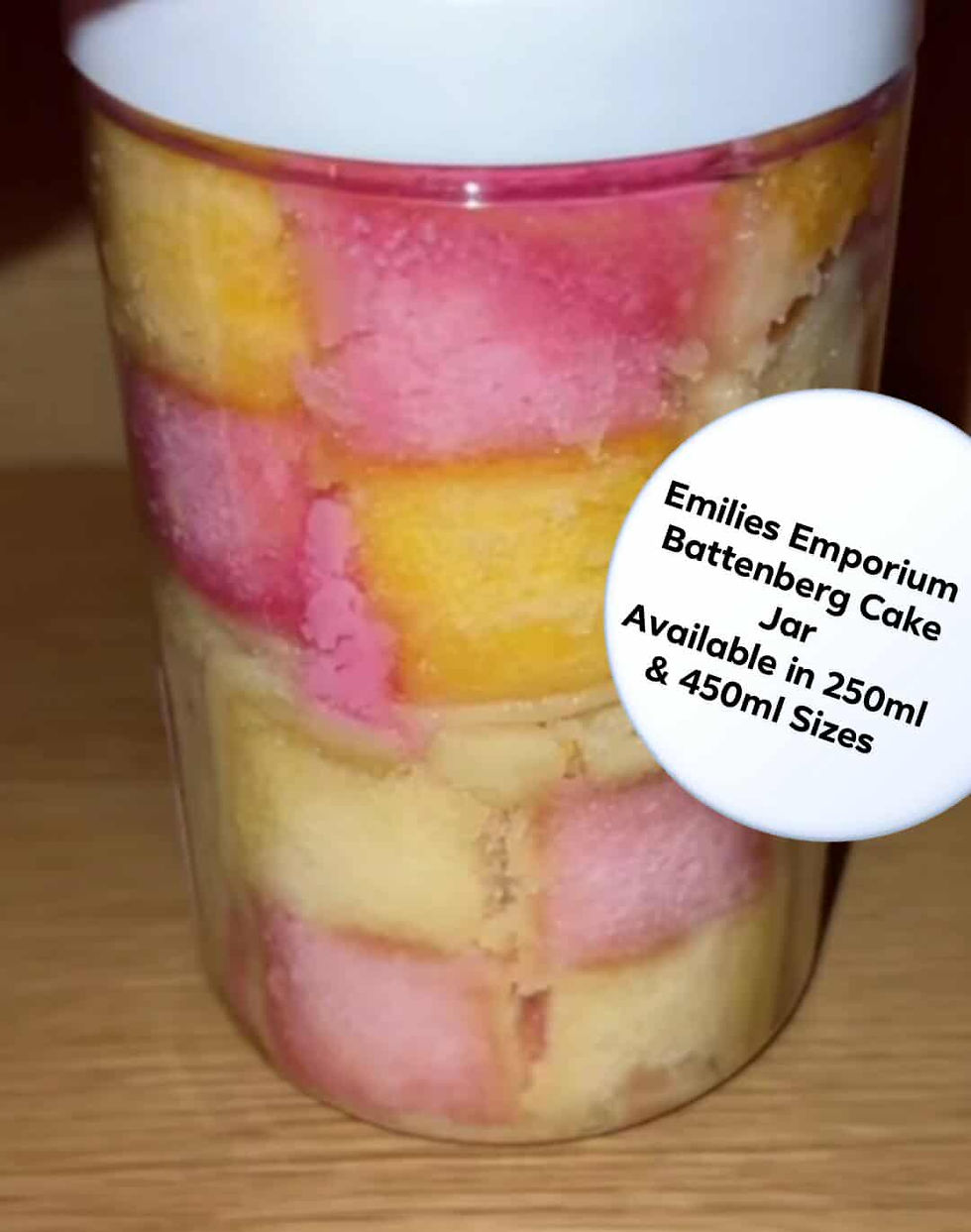 Thumbnail: Battenberg cake jar 