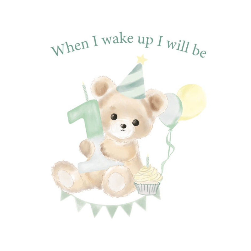 Thumbnail: When I Wake Up Teddy Bear Birthday Pyjama