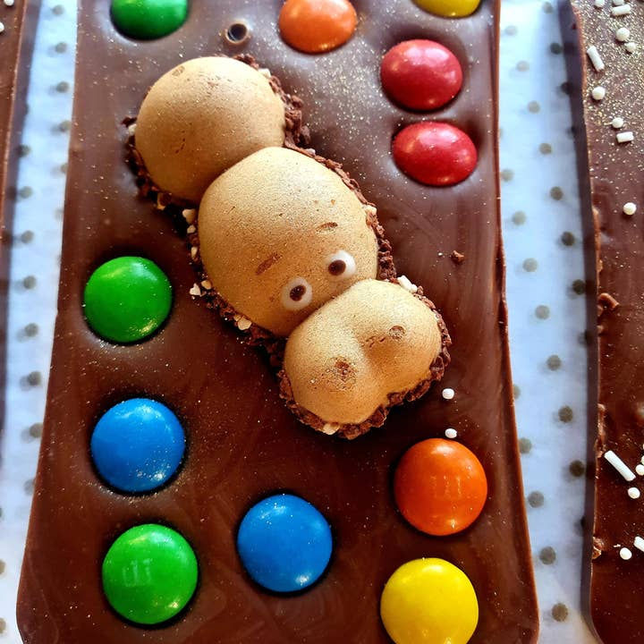 Chocolate Kinder Hippo Slab
