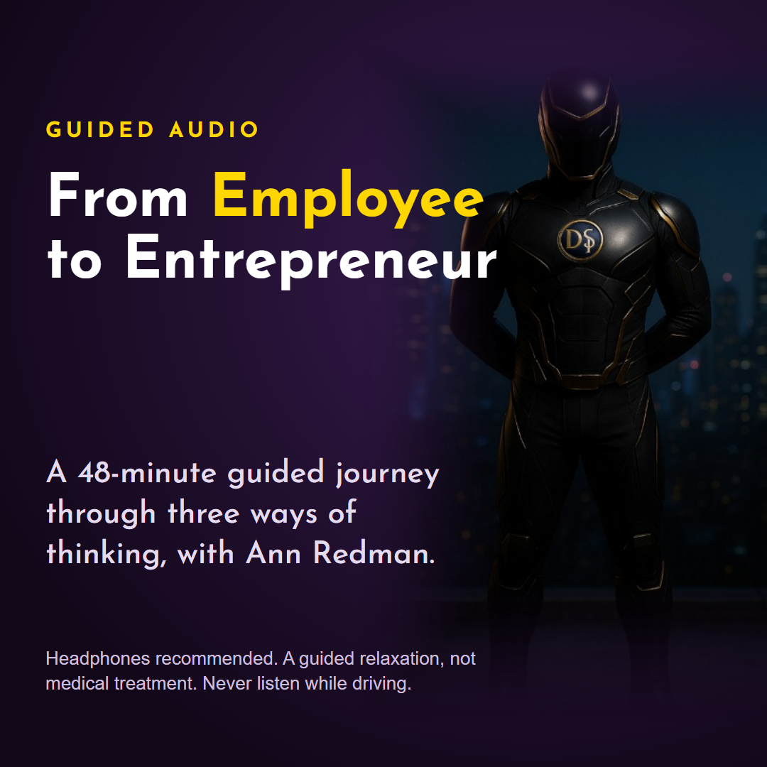 From Employee to Entrepreneur, a 48-minute guided audio with Ann Redman