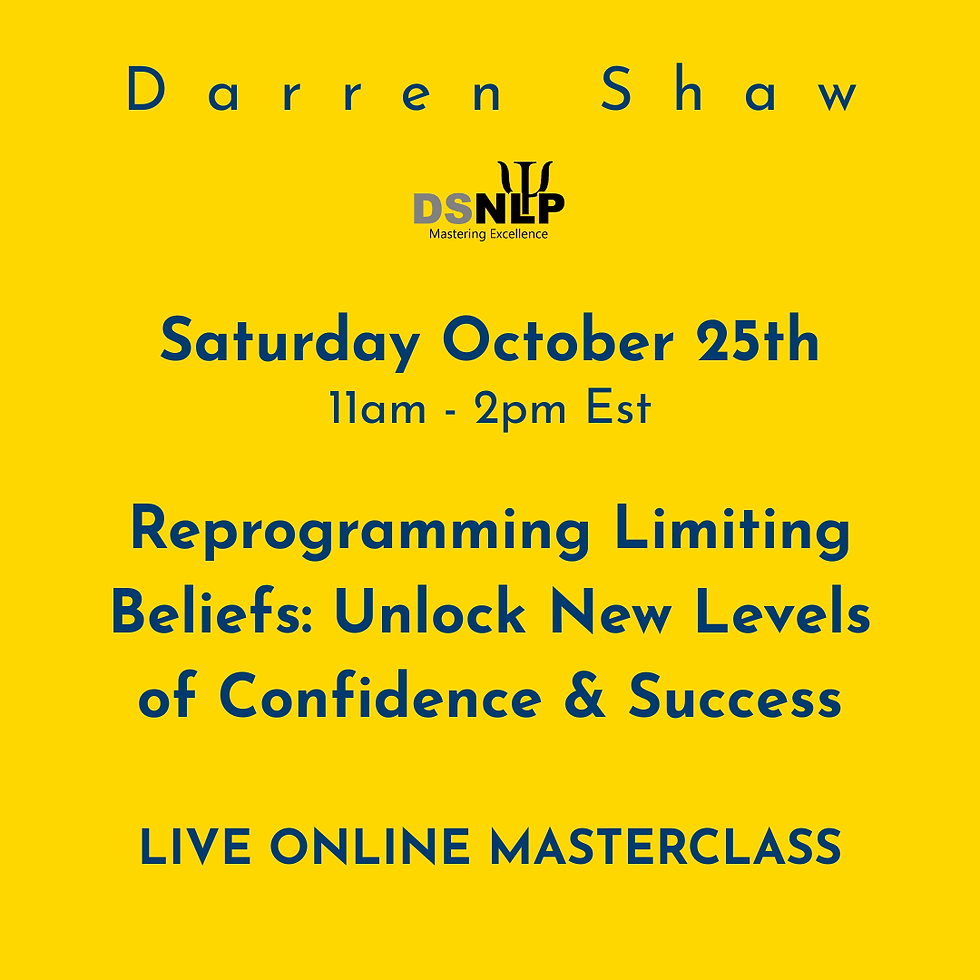 Reprogramming Limiting Beliefs: Unlock New Levels of Confidence & Success