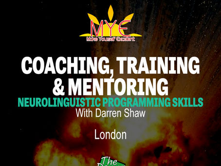 The next NLP class with myself Darren Shaw