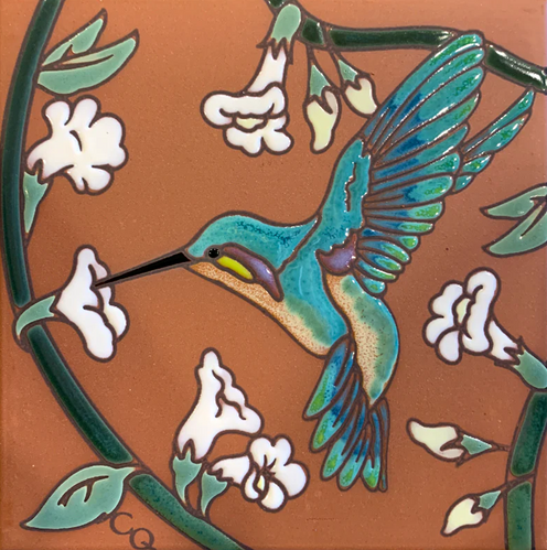 Hummingbird Tile Inlay 6