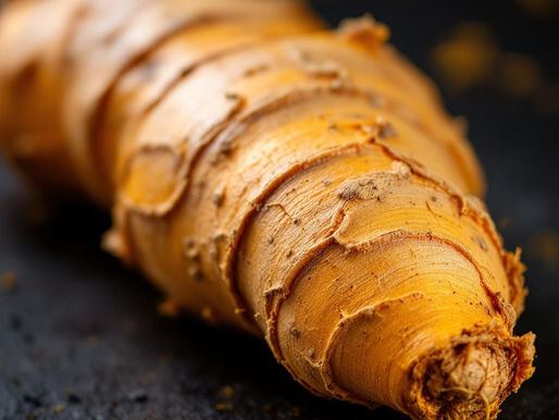 Estrutura molecular da curcumina com destaque para propriedades antioxidantes e análise laboratorial.