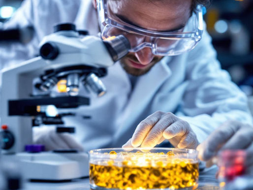 magem de laboratório realizando análise de zinco