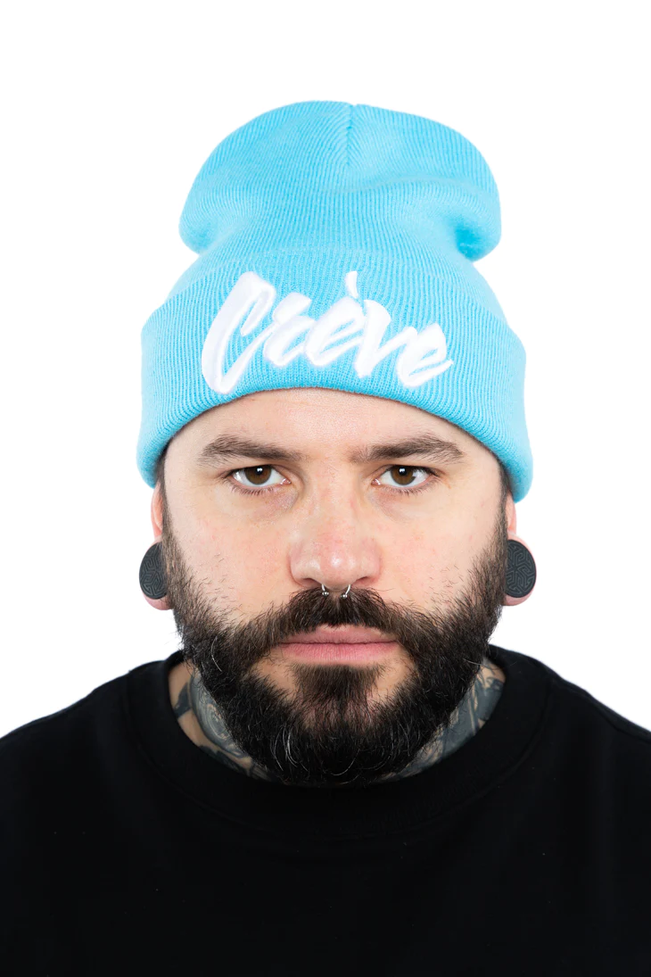 Bonnet "CRÈVE" BLEU