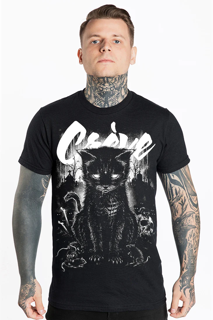 Tshirt "EVIL CAT" By HPB GRAPHIC DESIGN