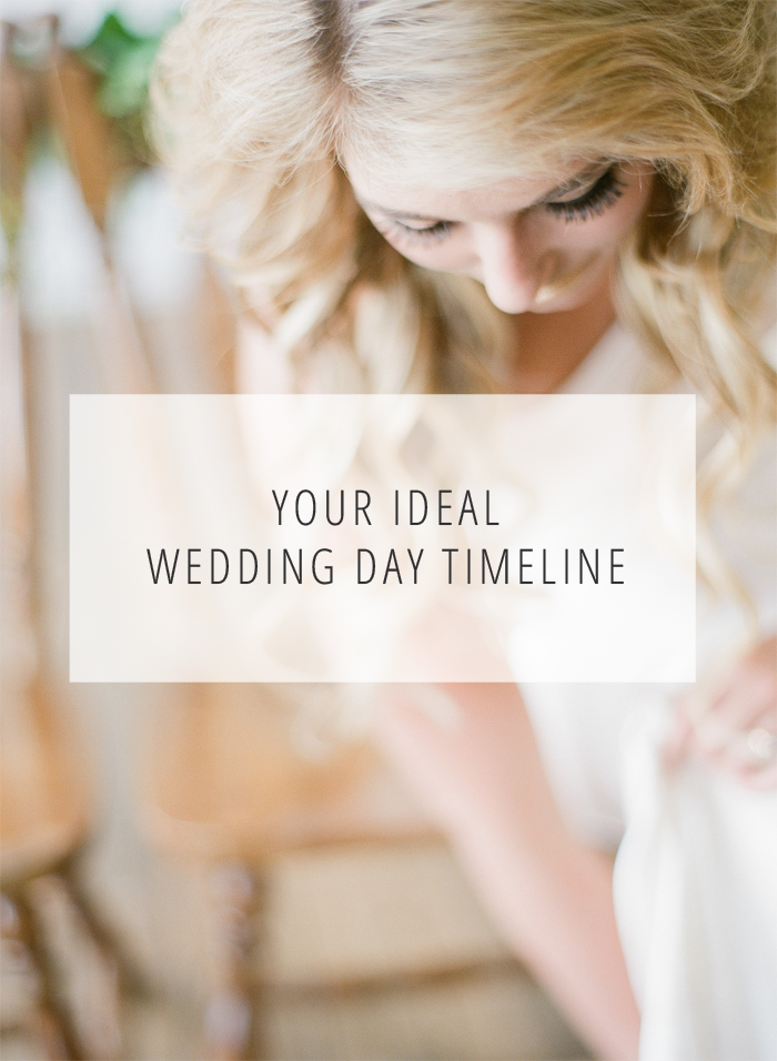 Your Ideal Wedding Day Timeline