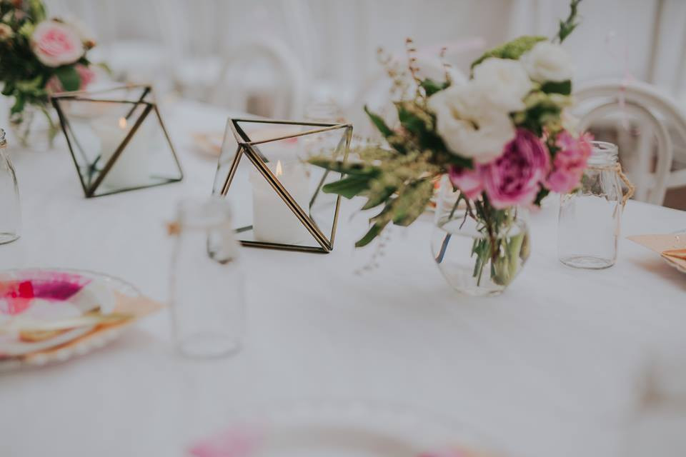Brass Geometric Terrarium