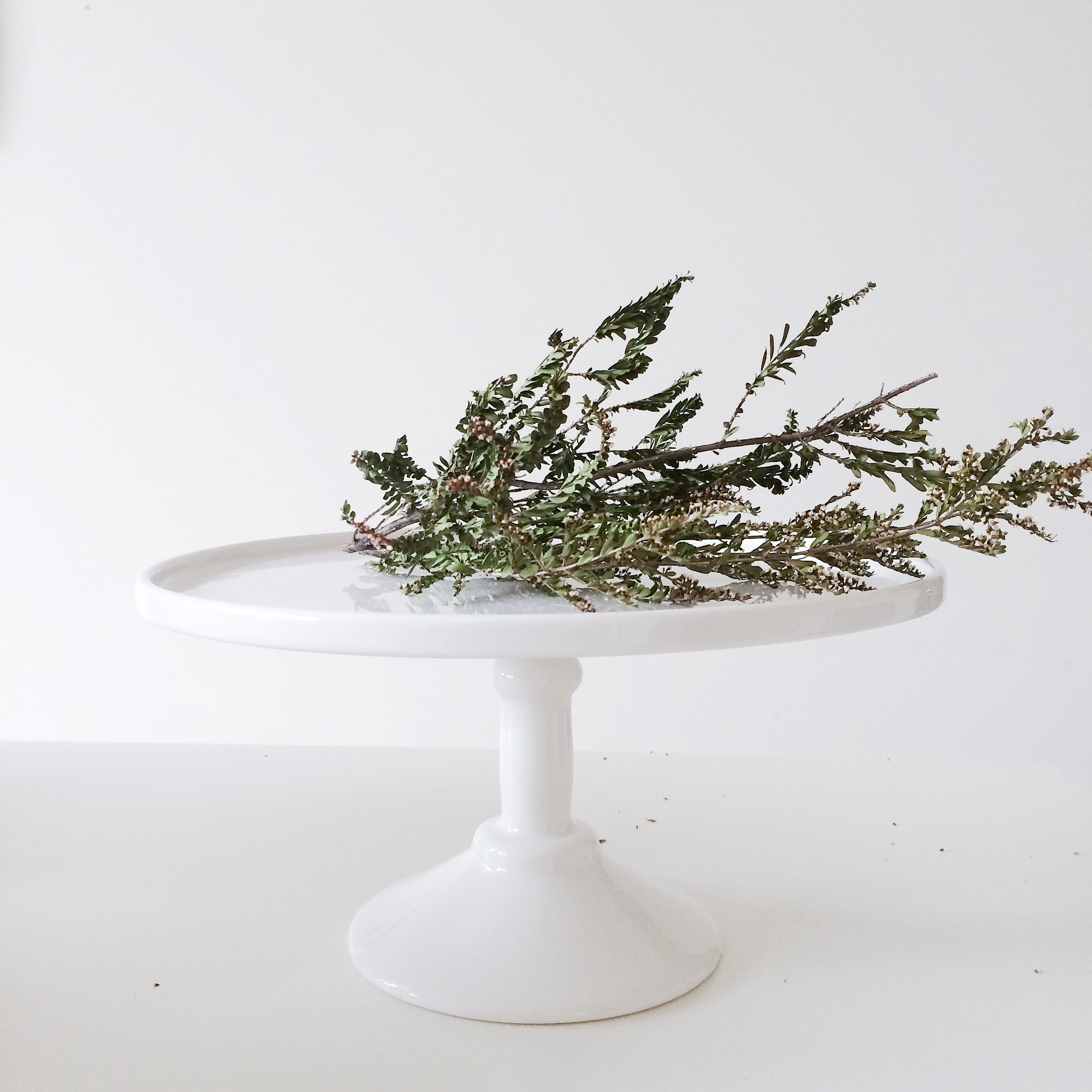 White Ceramic Cake Stand