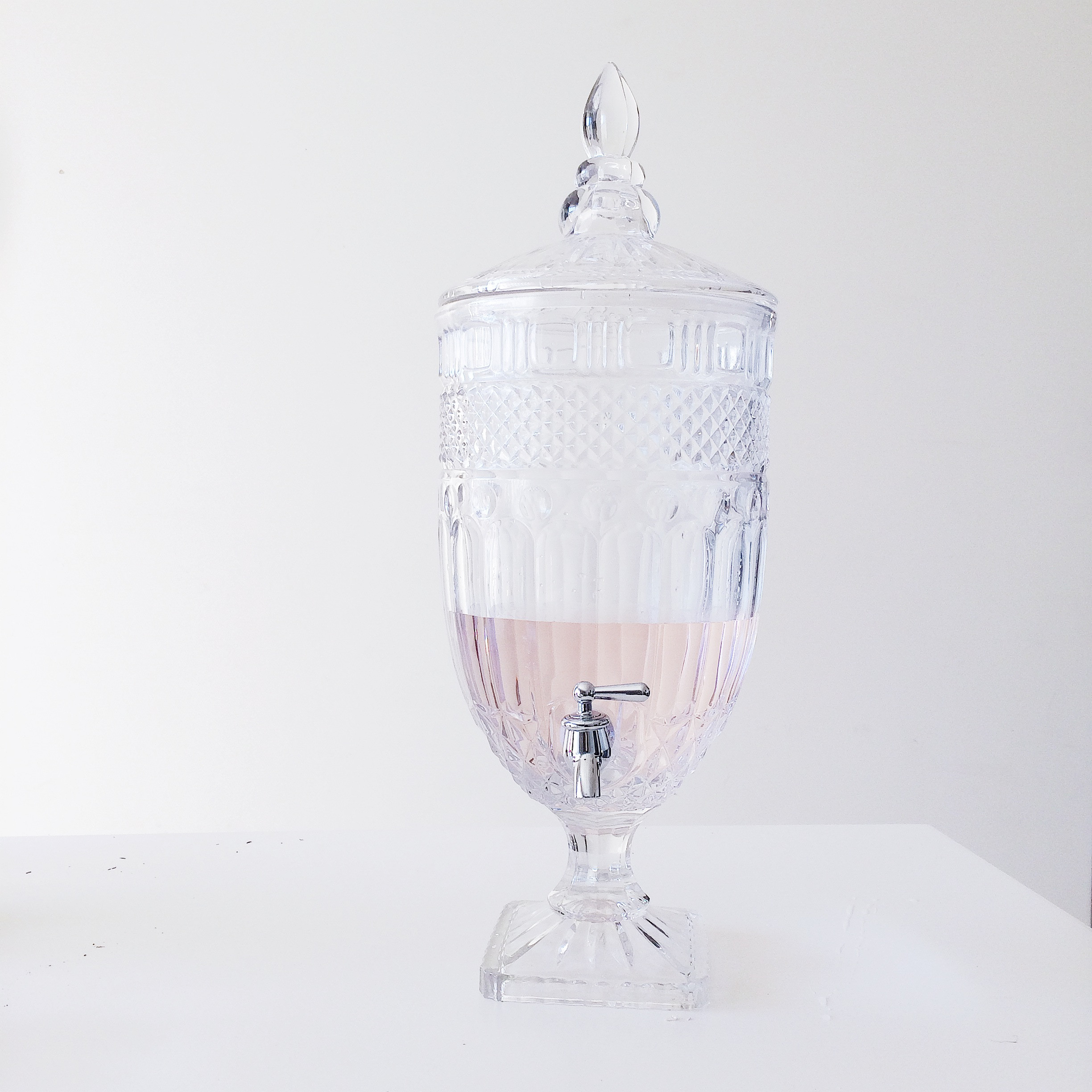 Etched Crystal Drink Dispenser