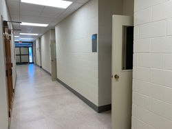 Repainted East Hallways with Contrasting Repainted Doors