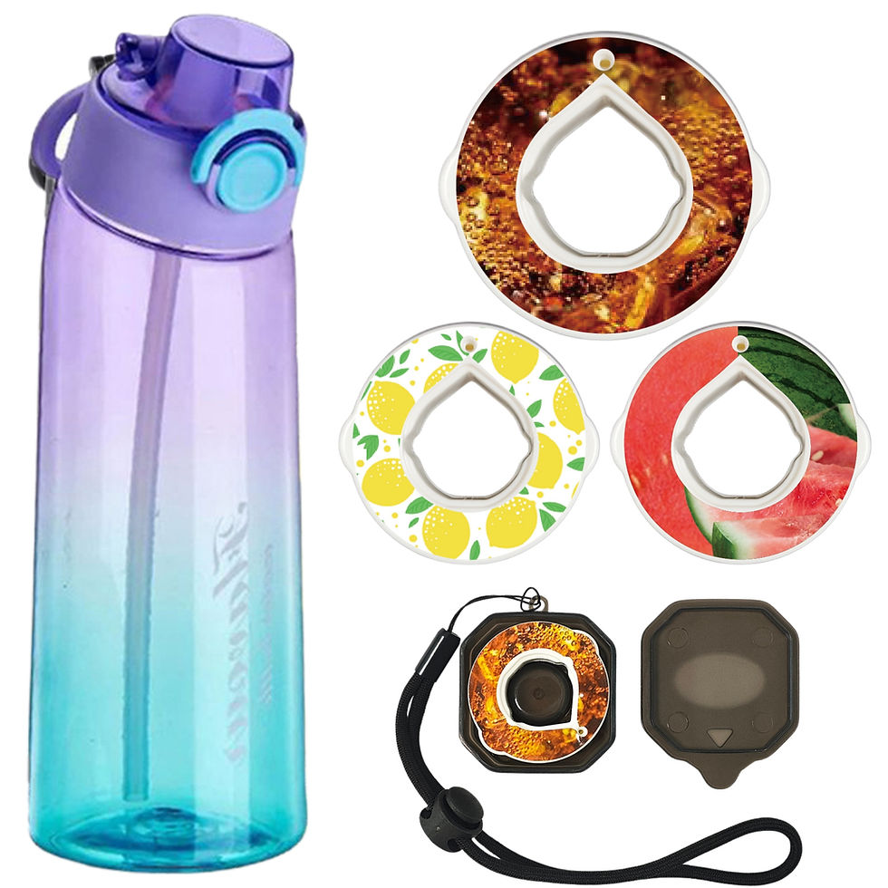 Thumbnail: Alpha Fit MAX 30oz Air Up compatible water bottle with 3 flavor pods and portable case