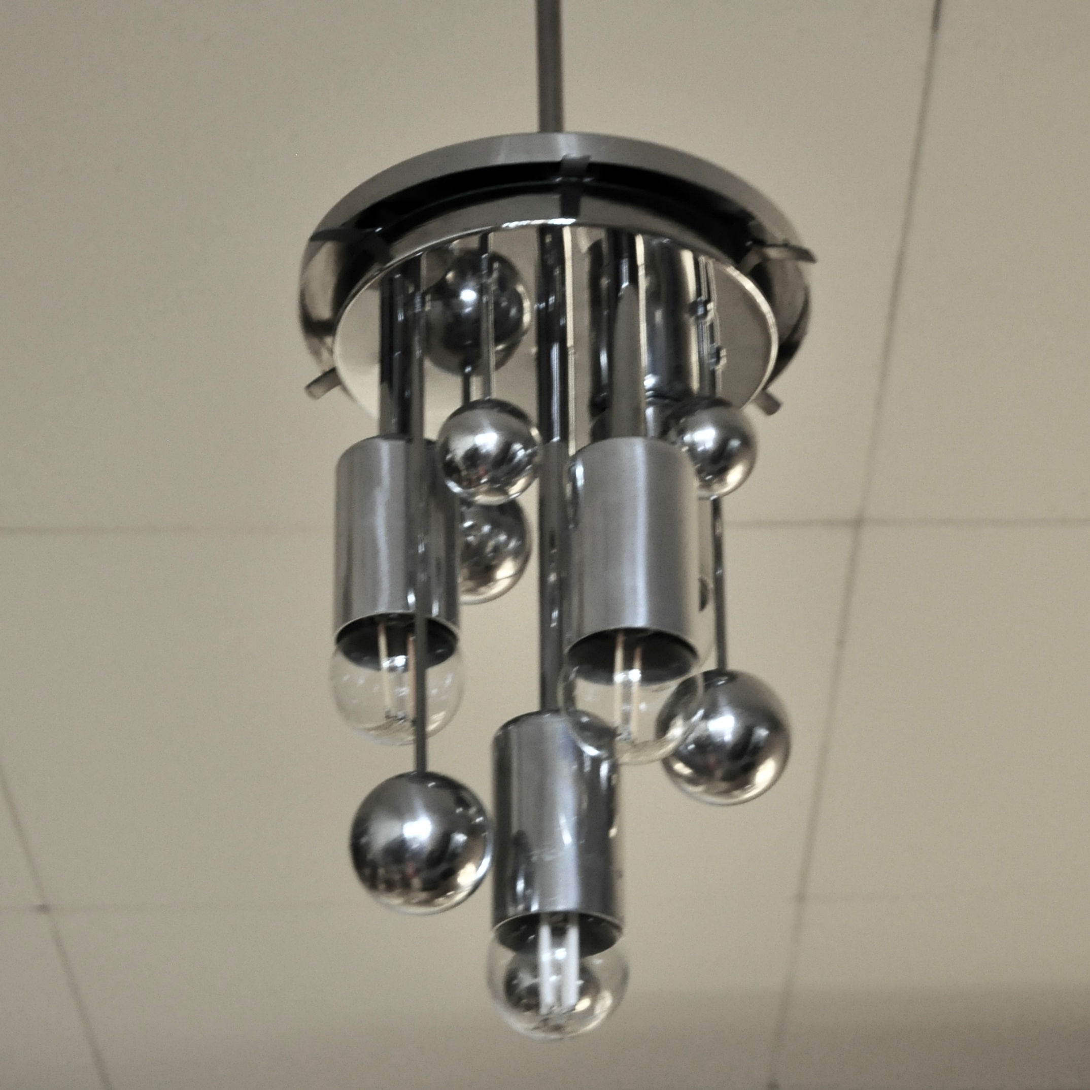 Grand luminaires space âge Doria, années 1970