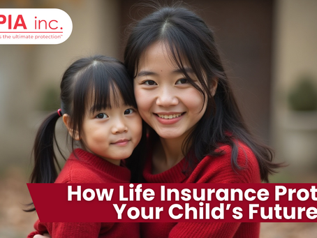 A chinese caring mother wearing a red sweater with a child in collage age