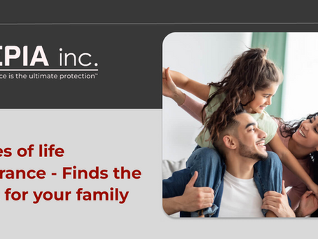 Types of life insurance - Finds the best for your family
