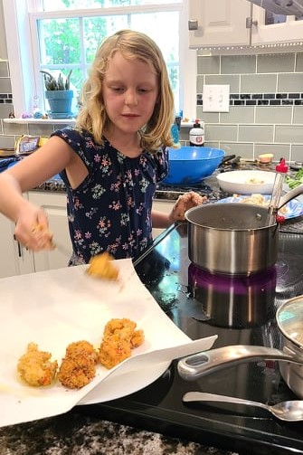 Cooking is a great way to learn many skills, including math, reading, and sequencing. Photo by Jess Koller