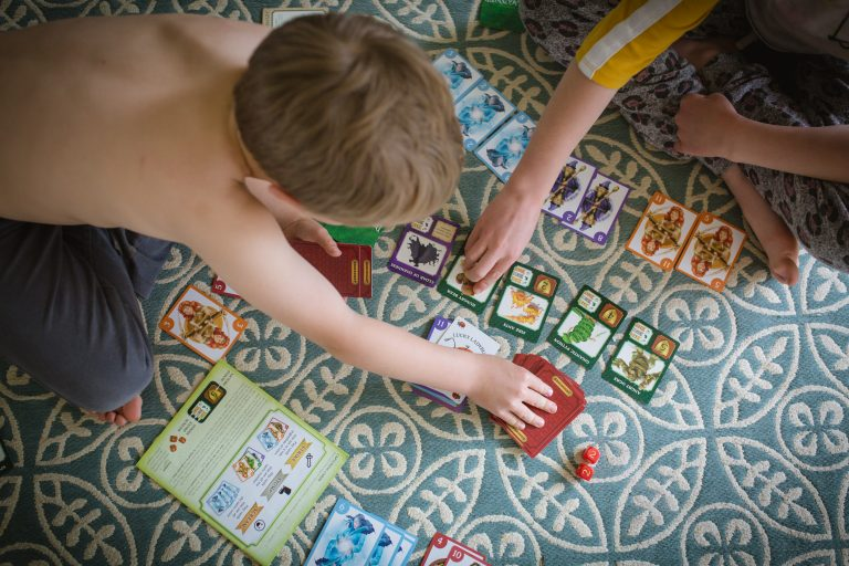 Games provide a great way to practice math and reading, as well s critical thinknig. Photo by Jess Koller