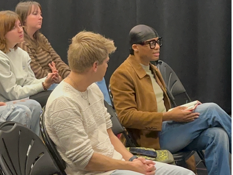 National Tour Cast Shares Performance Techniques with Cal Poly students