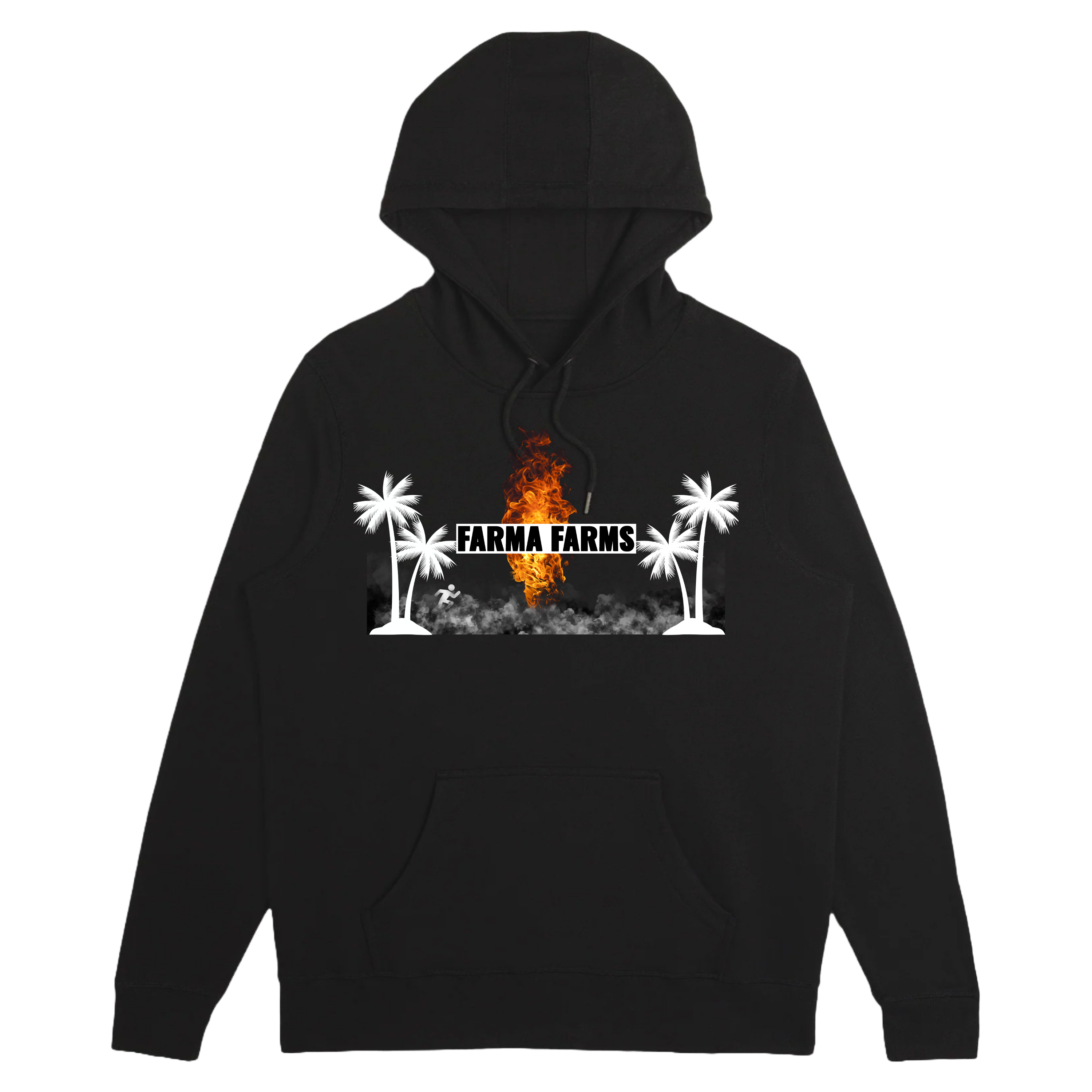 "RUN THROUGH THE FIRE" FRENCH TERRY ORGANIC HOODIE