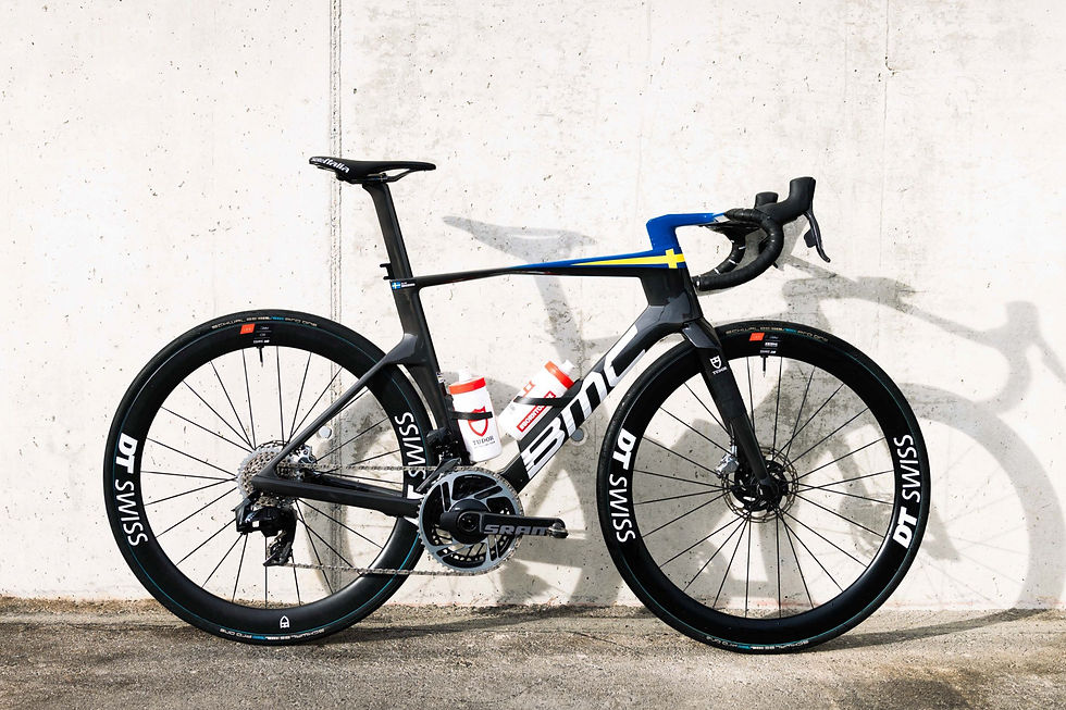 Jacob's Eriksson BMC Teammachine R 01 Special Edition Swedish Champion