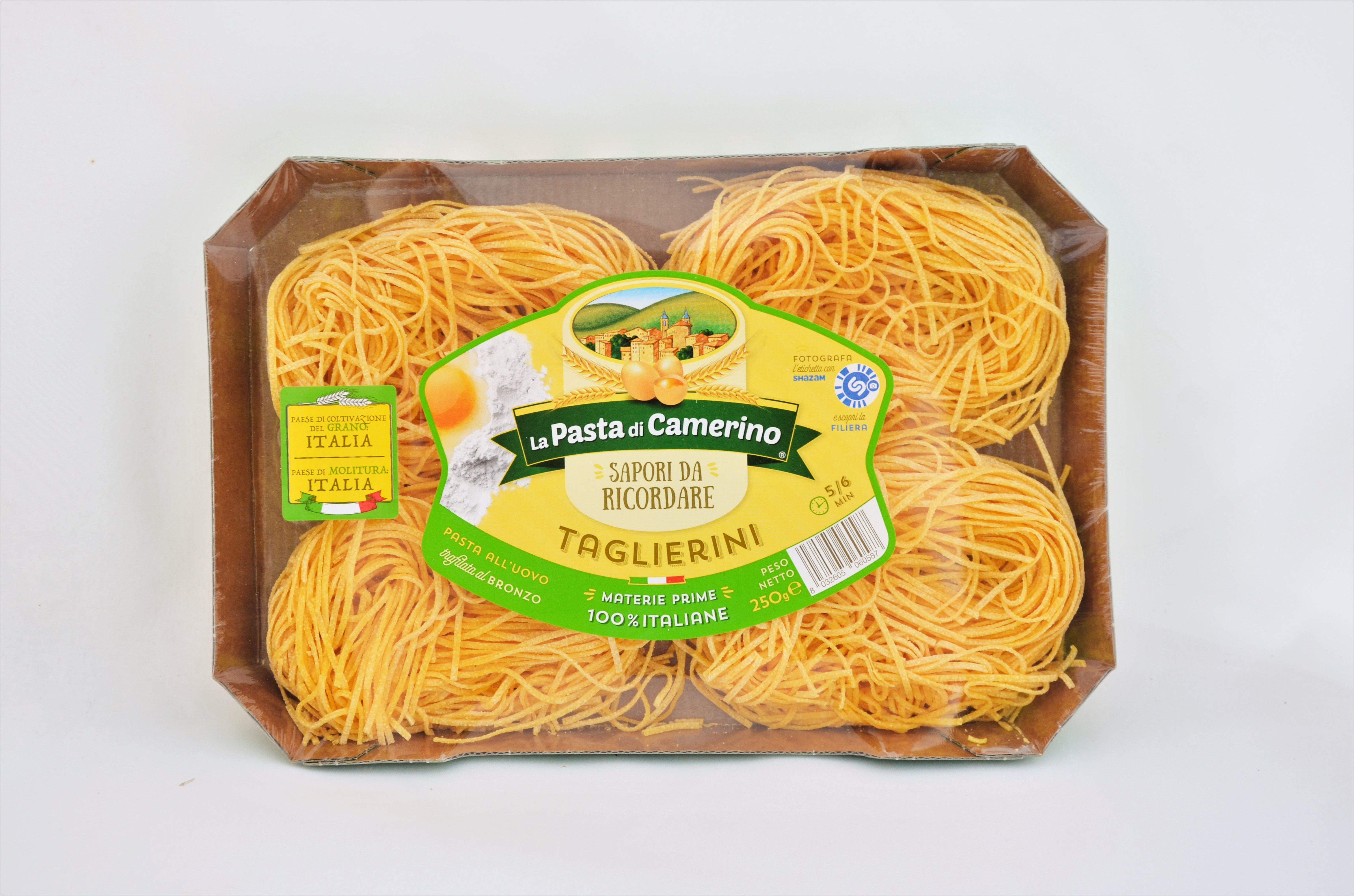 Camerino - jajčne testenine Taglierini 250g