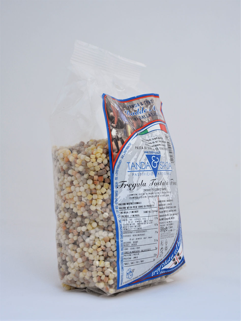 Tanda spada - fregola pražena fine 500g