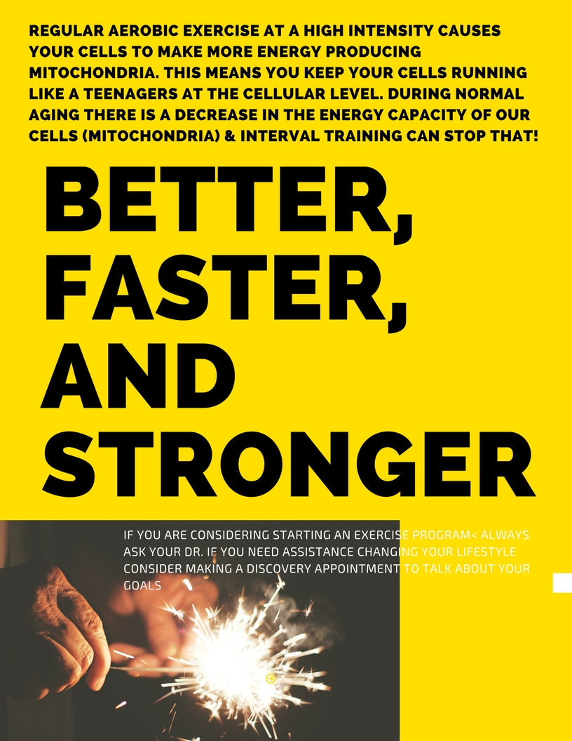 interval training provides increased cellular proteins