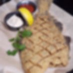Whole fried Flounder