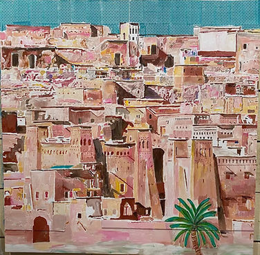 Painting inspired by Africa.