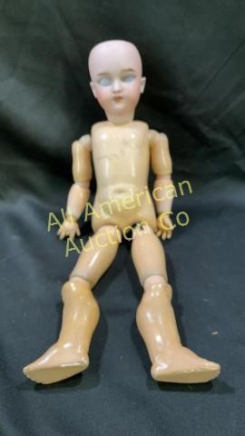 Simon & Halbig bisque head composition doll, 16"
