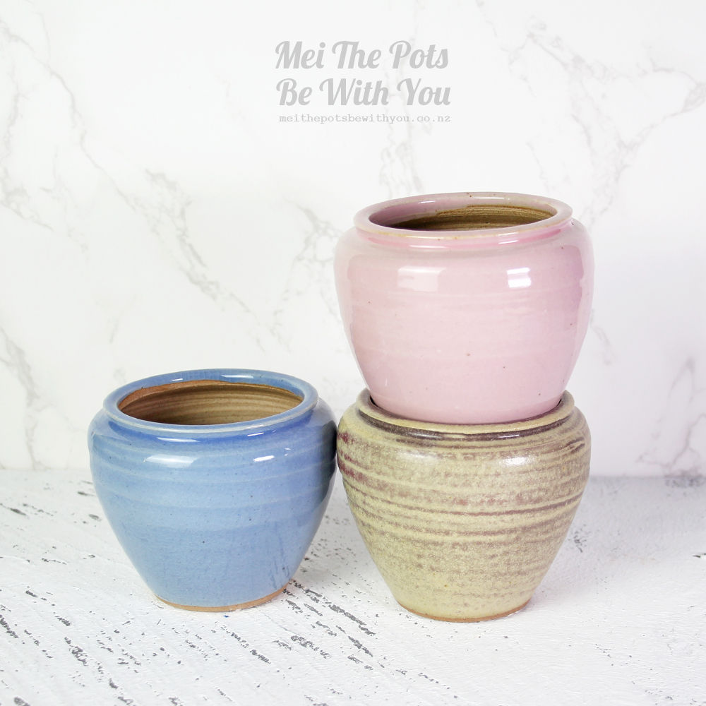 PA93-8 | Handmade Stoneware Medium Succulent Pot