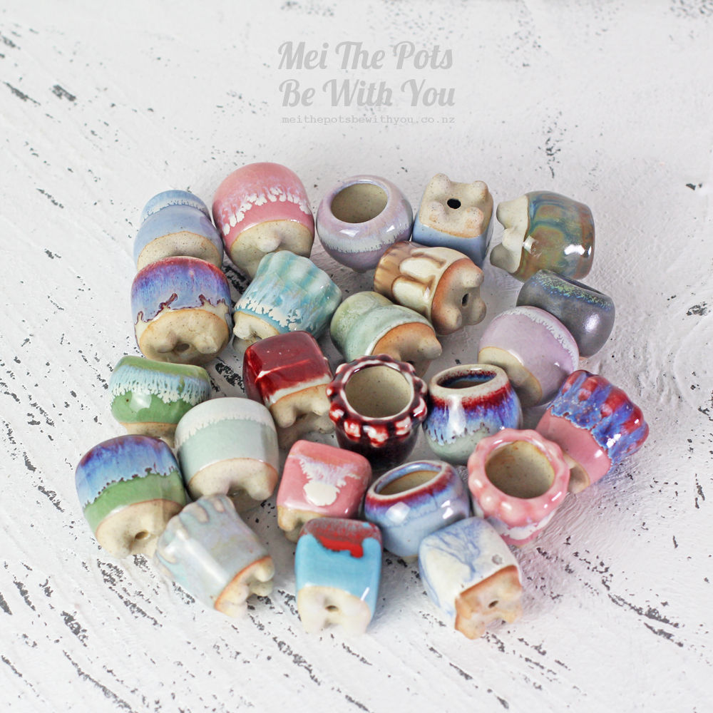 PA57 | Handmade Glazed  Extra Small Succulent Pot RANDOM