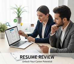Resume review, CV builder, CV review