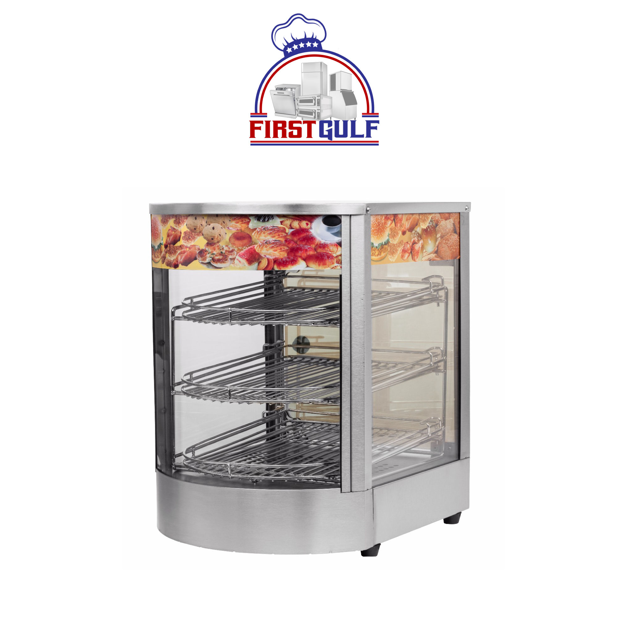 Stainless steel Warmer Showcase – Egg Tart Type